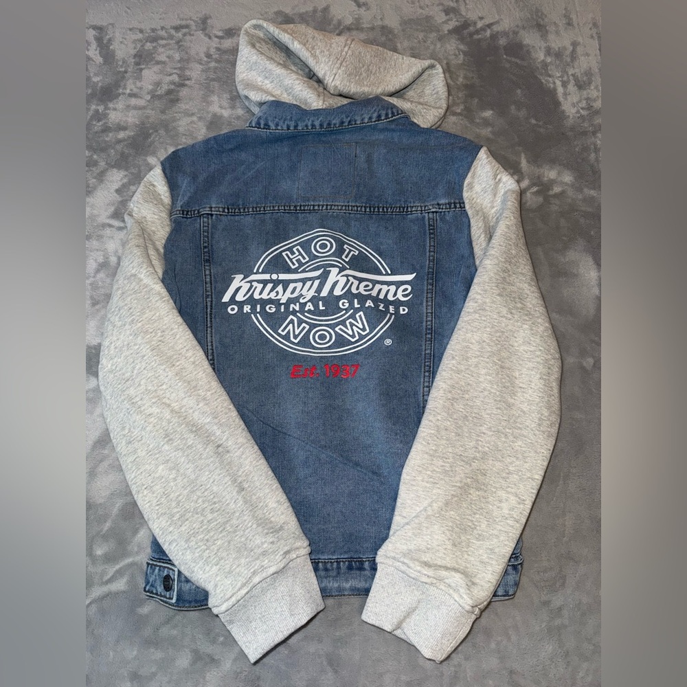 2023 Exclusive Krispy Kreme Demin‎ Hooded Jacket